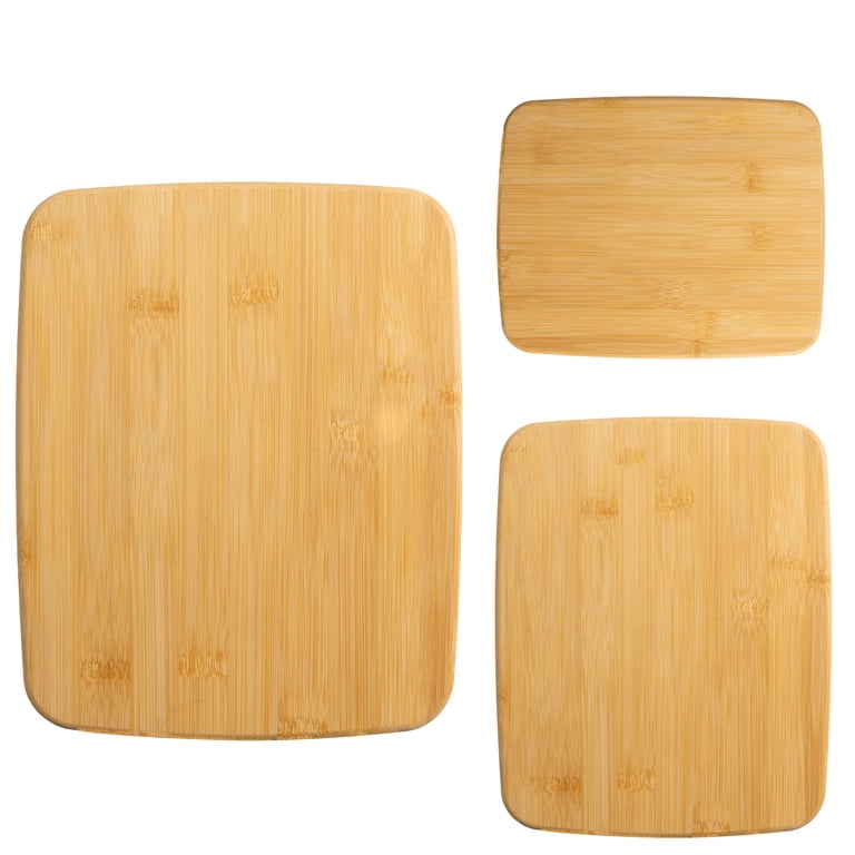 Mainstays Bamboo Cutting Board Set, 3 Piece photo 1