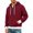 A Style/Red, variant on Meitianfacai Short Sleeve Hoodie for Men Men Casual Solid Fashion Hooded Pullover Short Sleeve Sports T-Shirt Top Summer Tops Blue