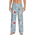 thumbnail image 2 of Goofa Sea Turtle Printed Soft Pajama Pants for Men, Wide Leg Comfy Casual Lounge Yoga Pants-XX-Large, 2 of 9