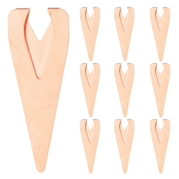 MRLESS 10pcs Unique Stainless Steel Teardrop Bookmark Clip Hollow Metal Book Markers For Kids And Adults Ideal For Reading And Stationery
