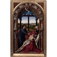 thumbnail image 3 of Rogier Van Der Weyden 13x18 Black Modern Framed Museum Art Print Titled - The Altar of Our Lady (Miraflores Altar) (circa 1440), 3 of 5