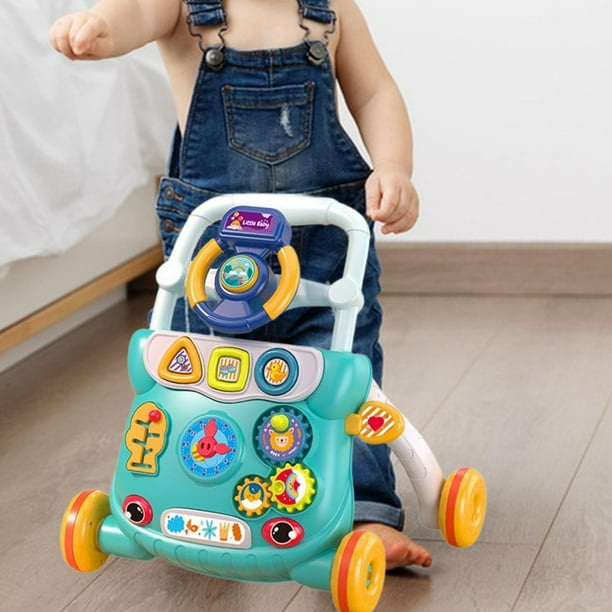 Centro de actividades para bebés CUTICAT Carrito de empuje para caminar  juguete para aprender a caminar y caminar verde
