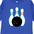thumbnail image 4 of Inktastic Bowling Team Bowler Boys or Girls Long Sleeve Toddler T-Shirt, 4 of 5