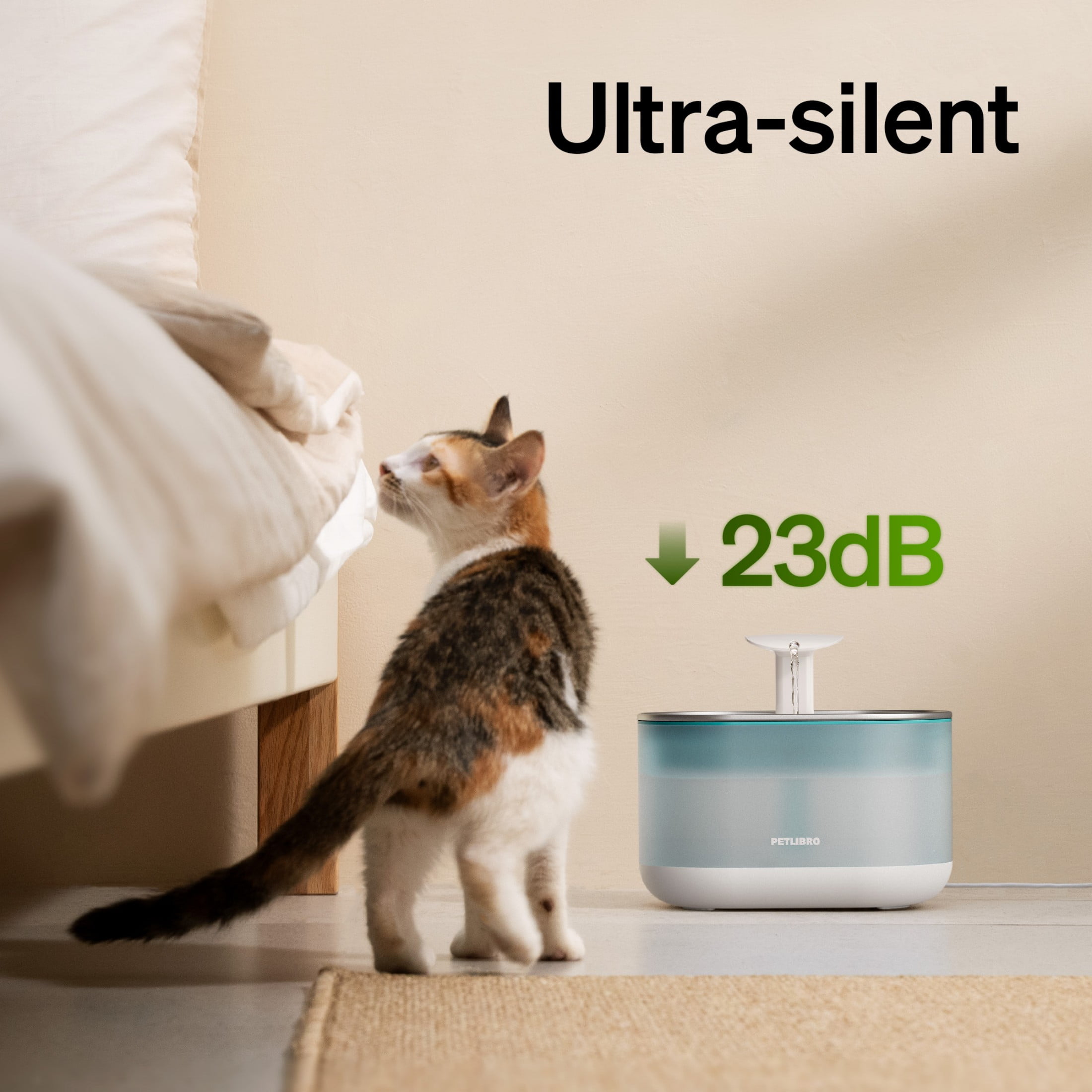 Capsule Stainless Cat Water Fountain