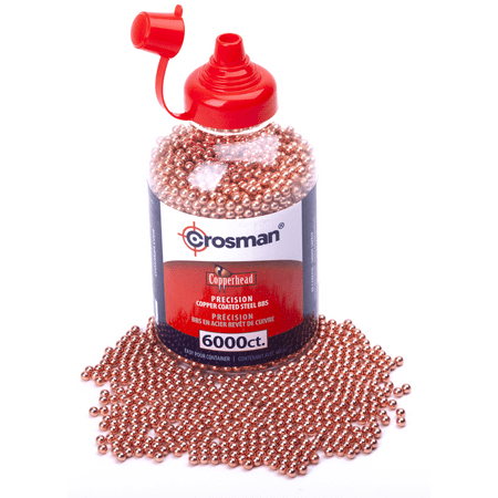 Crosman Bb's .177 Caliber Copper-Coated Steel, 6000 Ct., 0767, perfect for all Bb gun style AirGuns