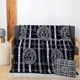 thumbnail image 1 of Light Luxury Flannel Blanket Big Brand Comfortable Blanket Sofa Nap Blanket, 1 of 2