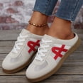 thumbnail image 6 of CHICVOMEY Women's Vintage Platform Mules - Slip-On Walking Shoes for Women with Comfortable Sole - Retro Casual Mules for Campus Daily Wear, 6 of 7