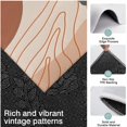 thumbnail image 3 of Brown Boho Plant Pattern Kitchen Rugs Sets Of 3,Kitchen Runner Rugs Non Skid Washable,Decorative Kitchen Floor Mats for Kitchen,Sink,Laundry,17"x30"+ 17"x47" + 17"x59", 3 of 6
