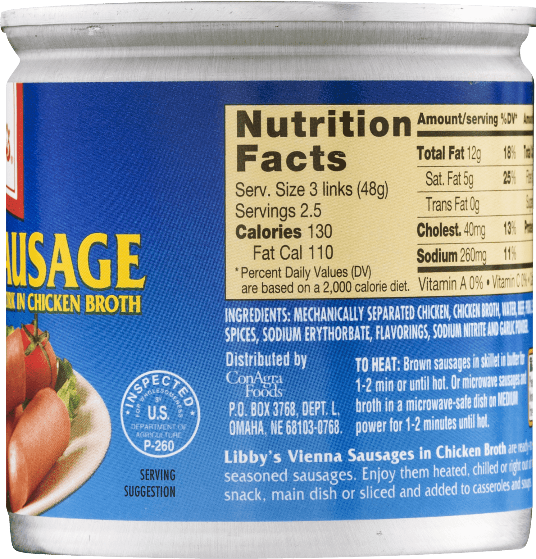 Libbys Vienna Sausage, 5 oz Can