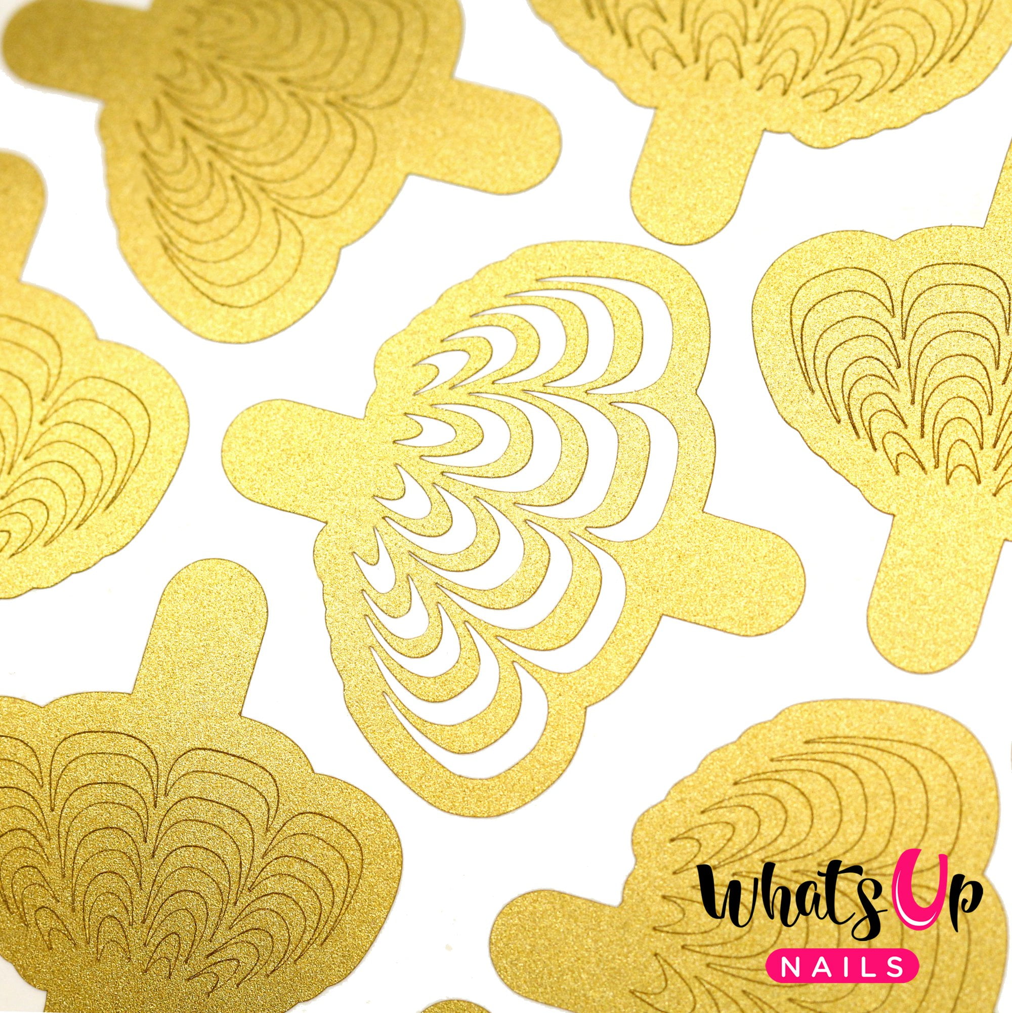 Whats Up Nails - Water Marble Vinyl Stencils Nail Art ...