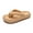 Khaki, variant on BadPiggies Anti-Slip Flip Flops Thong Sandals Pillow Slippers for Women Men House Slides Clouds Shower Shoes