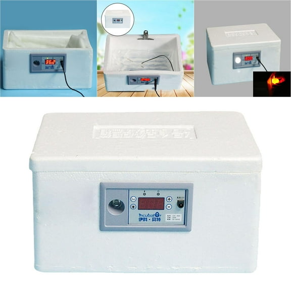 Waterbed Egg Incubator Poultry Hatcher Machine Auto Temperature and Humidity Control for Hatching Eggs, Quail Ducks Birds