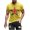 Yellow, variant on Mens UK Flag Shirt Patriotic Shirts Quick-Dry Gym T-Shirt Summer Short Sleeve Workout Top