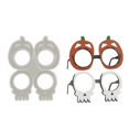thumbnail image 4 of Black glasses frameHalloween Cosplay Silicone Mold Pumpkin Skull Glasses Shape Resin MoldBlack glasses frame, 4 of 5