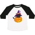thumbnail image 3 of Inktastic Halloween Cat, Black Cat, Witch Hat, Pumpkin Boys or Girls Toddler T-Shirt, 3 of 5