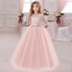 thumbnail image 1 of Summer white bridesmaid girl party dress wedding dress kids dresses for girls children clothing princess dress 10 12 years, 1 of 3