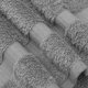 thumbnail image 5 of Towels Chakir - Juego de 4 sábanas turcas (100% algodón, 30 x 60 cm), color gris, 5 of 6