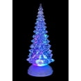 thumbnail image 2 of Ganz Small Christmas Light Up Swirling Glitter Tree Decor Standard, 2 of 2