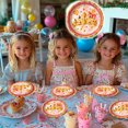 thumbnail image 4 of 24 Pz Plato Cartón Premium Pastelero Fiesta De Cumpleaños Corona Princesa, 4 of 4