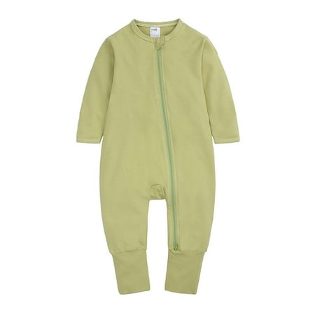 

QISIWOLE Newborn Baby Boys Girls Long-sleeve Cartoon Romper Jumpsuit Clothes Outfits clearance under 5