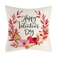 thumbnail image 5 of Set of 4 Valentine's Day Throw Pillow Cases Decorative Cushion Covers for Sofa Couch Bedroom,18*18inch, 5 of 6