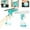 2pcs, variant on 4-in-1 Scraper Brush Spray and Brush -Multifunction Window Cleaner Tool, Squeegee, and Microfiber Washer Head - by Home Glass Refillable Bottle Built-in Squeegee,Scrub Pad Spray,Window Cleaner Tool,1P