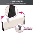 thumbnail image 3 of Organizador de divisores de cajones, paquete de 4, separadores ajustables de 4 pulgadas de alto, ampliables de 11 a 17 pulgadas para dormitorio, baño, armario, ropa, oficina, almacenamiento de cocina,, 3 of 5