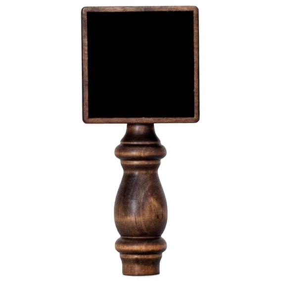 Kegworks Tap Board Black Dry Erase Tap Handle