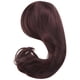 thumbnail image 3 of Women Hair Wigs Natural Wave Dark Brown Side Parting with Bangs, 3 of 5
