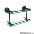 thumbnail image 4 of Que New 16" Double Glass Shelf with Gallery Rail, 4 of 5