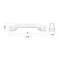 thumbnail image 3 of Camp'N RV Plastic Grab Handle, RV Handle Grab Bar for Door, Trailer & Camper White 2-Piece, 3 of 6