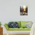 thumbnail image 2 of Vintage Sunset Decor12x16 Frame for Oil Paintings & Wall Art Prints, Ideal for Home Office, 2 of 7