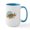 White/Blue Inside, variant on CafePress - Sea Turtle Mugs - 15 oz Ceramic Large White Novelty Mug