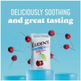 Luden's Sugar Free Wild Cherry Throat Drops, Sore Throat Relief, 25