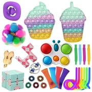 Nokiwiqis Peanut Shaped Decompression Toy Stress Relief Squeezing Fidget Game