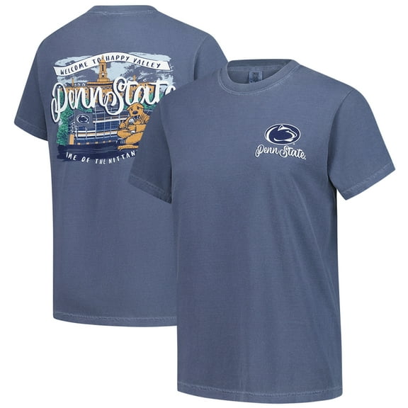 Women's Navy Penn State Nittany Lions Comfort Colors Campus Scene T-Shirt