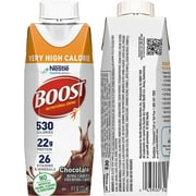 Boost Very High Calorie Nutritional Drink Variety Pack, 4 Bottles Very Vanilla, 4 Bottles Chocolate, 4 Bottles Creamy Strawberry, 8 FL OZ Bottles, 12 CT Variety Pack 8.00 Fl Oz (Pack of 12)