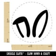 thumbnail image 2 of Easter Bunny Ears Self-Inking Rubber Stamp Ink Stamper - Orange Ink - Medium 1 Inch, 2 of 7