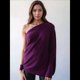 thumbnail image 5 of Suéteres de Otoño para Mujer 2025, Informales, de Larga de Murciélago, Holgados, con Hombros Descubiertos, de Punto, Tops Tipo Jersey Púrpura un Tamaño, 5 of 9