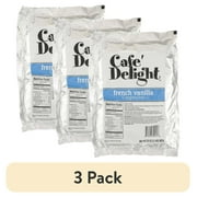 (3 pack) Cappuccino Mix by Cafe Delight | 2 Pound Bag | French Vanilla