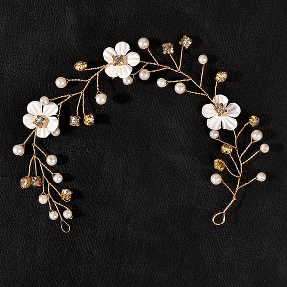 TABLZONE Classy Wedding Hair Vine for Bride Formal Occasion Accessory 1Pcs