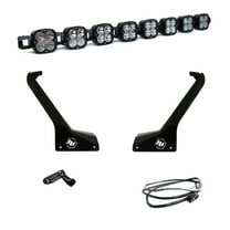 Baja Designs Jeep JL/JT Roof Bar LED Light Kit 8 XL Linkable w/ Upfitter - 447664UP Fits select: 2018-2019,2021 JEEP WRANGLER UNLIMITED