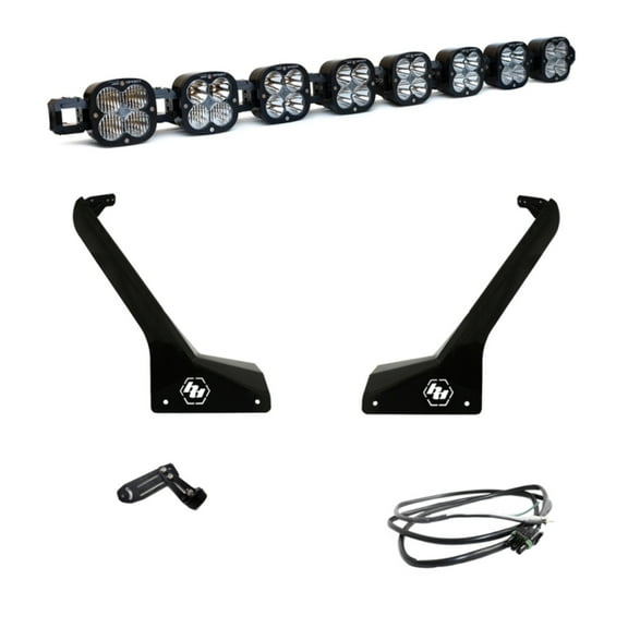 Baja Designs Jeep JL/JT Roof Bar LED Light Kit 8 XL Linkable w/ Upfitter - 447664UP Fits select: 2018-2019,2021 JEEP WRANGLER UNLIMITED