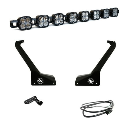 Baja Designs Jeep JL/JT Roof Bar LED Light Kit 8 XL Linkable w/ Upfitter - 447664UP Fits select: 2018-2019,2021 JEEP WRANGLER UNLIMITED