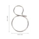 thumbnail image 2 of Houderco 40Ud Anillos Para Colgar De En Plateado Resistente, 2 of 8