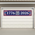 thumbnail image 4 of 250th Anniversary of the United States 1.6 * 8.2ft Banner, 1776-2026 250th Birthday Decoration, July 4th Patriotic American Flag, Independence Day, and Patriotic Supplies, 4 of 7