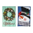 thumbnail image 5 of Evergreen Flag Seasonal Burlap Flag Bundle Set of 8 Flags With Clip and Stopper 12.5 x 18 Inches Whimsical Garden Flags for Year Round Style, 5 of 9