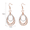 G, variant on Yoursfs Filigree Teardrop Leverback Dangle Earrings for Women 18K Gold Plated Hypoallergenic Piercing Earrings for Wedding Prom Jewelry