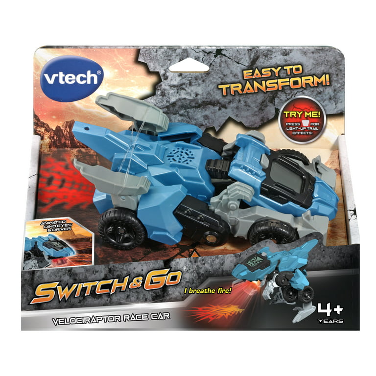 VTech® Switch & Go® Velociraptor Race Car to Dino with Fire Effects
