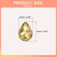 thumbnail image 2 of Uxcell Piedras de Rhinestone en forma de lágrima de acrílico con respaldo puntiagudo para hacer joyas, adornos de cristal para disfraces, manualidades 10 x 14 mm Oro, 2 of 5